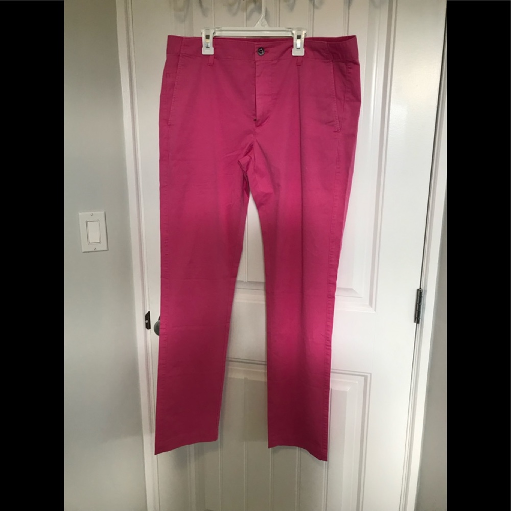 Men’s Hot pink Psycho Bunny pants